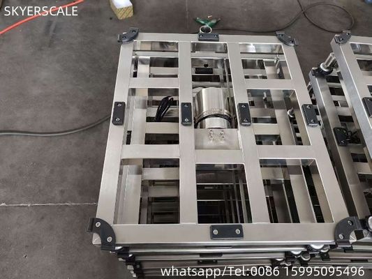 Stainless Steel Disesuaikan Platform Bangku Skala 700x800mm 800kg Industri Elektronik