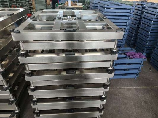 Stainless Steel Disesuaikan Platform Bangku Skala 700x800mm 800kg Industri Elektronik