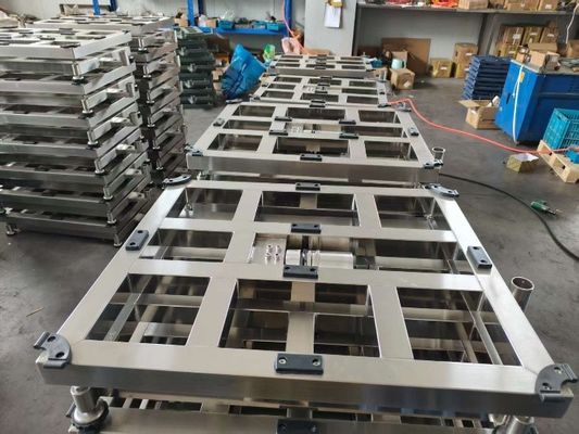 Stainless Steel Disesuaikan Platform Bangku Skala 700x800mm 800kg Industri Elektronik