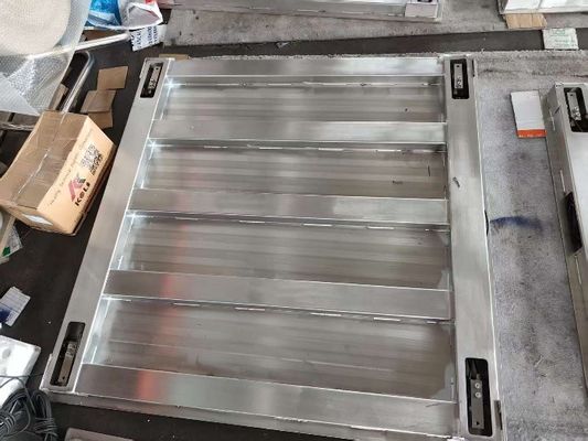 304 Baja tahan karat Elektronik Platform Menimbang Skala 1mx1m 3 Ton Lantai Skala