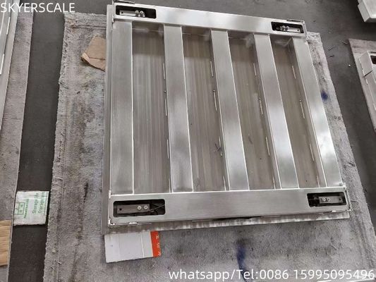 304 Baja tahan karat Elektronik Platform Menimbang Skala 1mx1m 3 Ton Lantai Skala