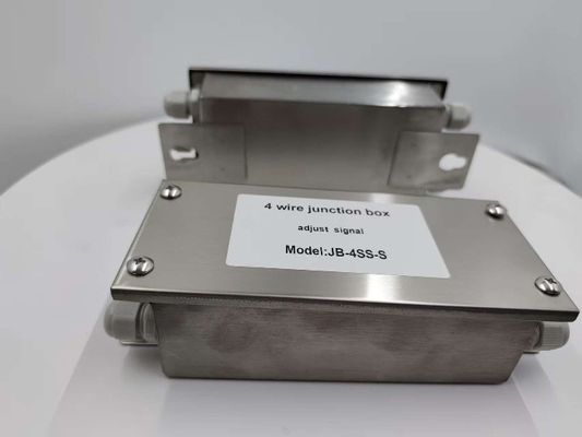 4 Saluran IP67 Waterproof Electrical Converter 4 Line Stainless Steel Load Cell Junction Box Untuk Skala