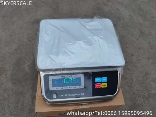 15kg Berat Pengukuran Waterproof Stainless Steel Seafood Scale