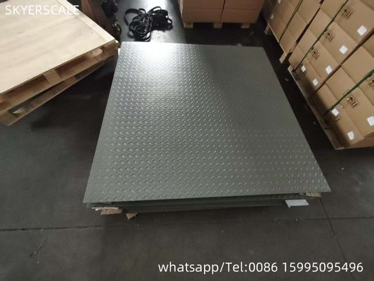 Skala Berat Berat Elektronik 0.8x1.2m Skala Lantai 3 Ton Untuk Penggunaan Industri