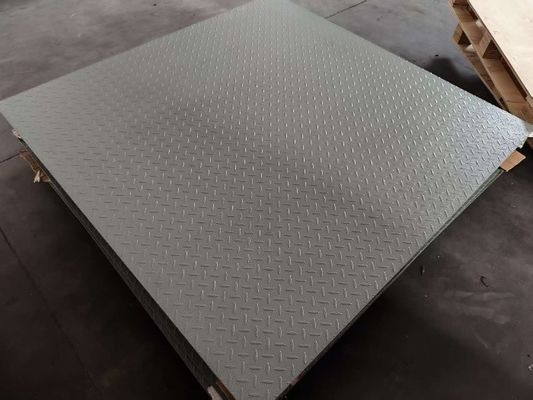 Skala Berat Berat Elektronik 0.8x1.2m Skala Lantai 3 Ton Untuk Penggunaan Industri