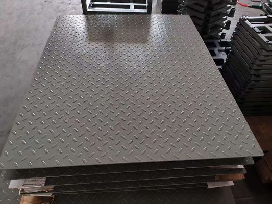 Skala Berat Berat Elektronik 0.8x1.2m Skala Lantai 3 Ton Untuk Penggunaan Industri