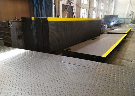 Timbangan Digital Q235 Steel 3 × 24m 200 Ton Truk Timbangan