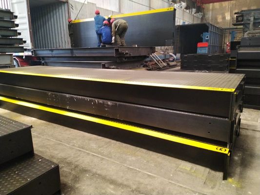 Timbangan Digital Q235 Steel 3 × 24m 200 Ton Truk Timbangan
