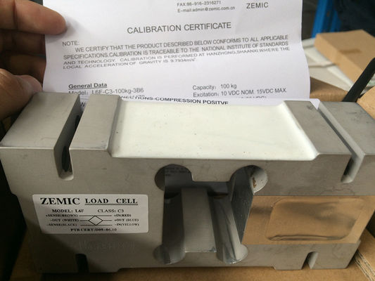 ZEMIC L6F Beratnya Load Cell Untuk Perangkat Beratnya Elektronik 50kg-2t Dengan Persetujuan OIML