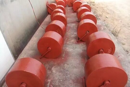 Besi Cor Beratnya 20kg 25kg 50kg 200kg 500kg 1000kg Scale Parts Untuk Timbangan Lantai Platform
