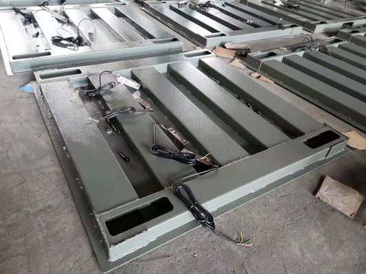 CE mudah memasang pelat pemeriksa baja karbon A12 Warehouse Electronic Floor Scale