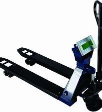 1.5t dilapisi bubuk Baja Karbon Berat Pallet Jack Dengan Tampilan LED