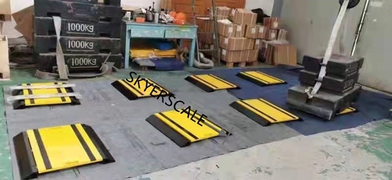 Struktur Aluminium Dynamometer Kendaraan Gandar Portabel Statis Berkabel