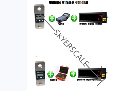 Wireless Dyna Link Load Cells 100T Digital Crane Dynamometer